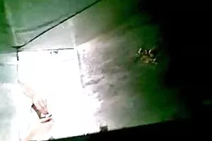 胸脯的金发女郎安排一个三人与他的太太和一个时髦的